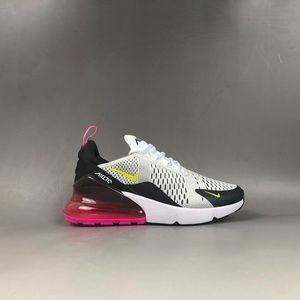 Nike Air Max 270 White Black Fuchsia Volt